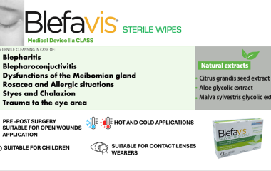 BLEFAVIS SALVIETTE STERILI: NUOVE indicazioni per bambini e applicazioni Caldo&Freddo.